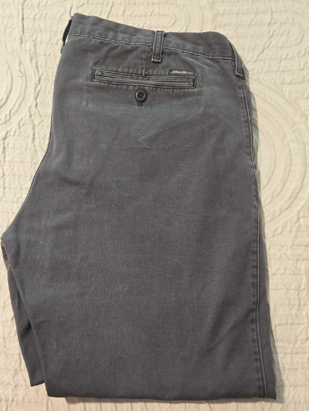 Eddie Bauer Men's Pants in Charcoal Gray